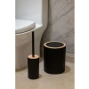 Modern Çizgili 4 Parça Banyo Çöp Kovası Seti - 7 Litre