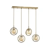Modern E14 Metal Cam Avize - 80x22 cm