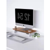 Modern Tasarımlı Meşe Monitör Standı, 22x55x10 cm