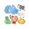 Montessori Taktile Hayvanlar Eğitici Puzzle - 1-4 Yaş İçin