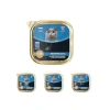 Morina ve Alabalık Etli Jöleli Yetişkin Kedi Maması 85 gr (4 Paket)