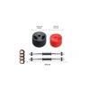 Multifonksiyonel Grip Plate Dumbbell Seti - Kırmızı ve Siyah