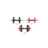 Multifonksiyonel Grip Plate Dumbbell Seti - Kırmızı ve Siyah