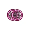 Neon Işıklı 16 cm Hoparlör Kapağı - 2 Adet - Pembe