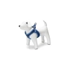 Neopren Köpek Göğüs Tasması, Mavi, M Boy, 41-46 cm Ayarlanabilir