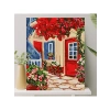 Numaralandırılmış Sayılarla Boyama Tuval Seti (40x50 CM) - Kırmızı Kapı Tasarımı