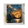 Numaralandırılmış Tuval Boyama Seti - 40x50 cm Fırça ve Boya Dahil