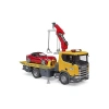 Ölçekli Scania 560R Çekici ve Roadster Araba Seti