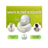 Ortopedik Spiral Boyun Destekli Seyahat Yastığı - %100 Visko