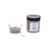 Oud Vanilya Kokulu 250 gr İnci Tozu Mum (30 adet fitil dahil)