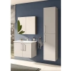 Oval Lavabo Bataryası, Krom, 120 mm Çıkış Ucu