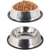Paslanmaz Çelik Kedi ve Köpek Mama Kabı Kaymaz Tabanlı (22 cm)
