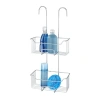Paslanmaz Çelik Termostatik Duş Rafı - 2 Seviyeli, 25 x 55 x 14 cm