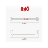Paslanmaz Metal Krom Tutunma Barı (19 Çap, 50 cm)
