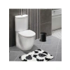Paslanmaz Metal Pedallı Çöp Kovası - Siyah - 5 LT