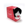 Peluş Kedi Figürü - Beyaz/Siyah Renk Seçeneği