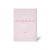 Pembe Keten Kapaklı Planlayıcı Ajanda - 15x21 cm