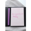 Pembe Keten Kapaklı Planlayıcı Ajanda - 15x21 cm