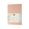 Pembe Renkli Kalın Yapraklı Tarihsiz Noktalı Defter (A5, 15x21 cm)