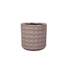 Pembe Renkli Seramik Saksı 14x13 cm