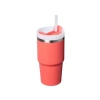 Pipetli Termos Bardak - 0.60 Litre, Mercan Renk