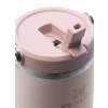 Pipetli Termos Bardak - 0.89 Litre, Pembe Kuvars