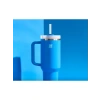 Pipetli Termos Bardak, Mavi, 0.89 Litre