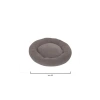 Polar Gri-Krem Simit Yatağı - 50 cm Çap