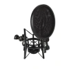 Pop Filterlı Shock Mount - Işık ve Isı Geçirmeyen