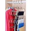 Pratik 5 Katlı Metal Pantolon ve Eşarp Askısı