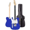 Profesyonel Tele Kasa Maple Klavye 2 Single-Coil Manyetik Elektro Gitar