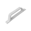 PVC ve Alüminyum Sineklik Tutamağı - Beyaz Plastik D Kulp, 12cm