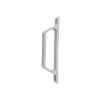PVC ve Alüminyum Sineklik Tutamağı - Beyaz Plastik D Kulp, 12cm