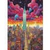 Rengarenk New York Manzaralı 1000 Parça Puzzle