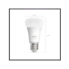 Renkli Akıllı Ampul 2li Set - E27, 9W, Bridge Pro v3 Dahil