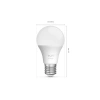 Renkli Akıllı E27 Ampul - 8W, 806 Lumen, Bluetooth Kontrol