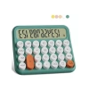 Renkli Dijital Hesap Makinesi - 15.5 x 13.5 cm LCD Ekranlı