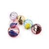 Renkli Metal Kafesli Peluş Kedi Oyuncağı - 6 cm