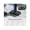 RGB Aydınlatmalı Kulaklık Standı - Ergonomik Tasarım ve USB Portları