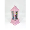 Romantik Kış Masalı Işıklı Kar Küresi - Pembe