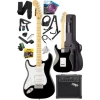 Şarjlı BT Amfili Elektro Gitar Seti, HSH Manyetik ve Maple Klavye