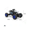 Şarjlı Uzaktan Kumandalı 4x4 Arazi Aracı - Mavi