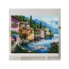 Sayılarla Boyama Tuval Seti - 40x50 CM Deniz Evleri