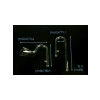 Şeffaf Cam Emiş/Çıkış Aparatı - 12 mm