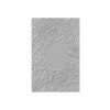 Şeffaf Dört Yapraklı Çiçekli 3D Kabartma Klasörü, 21,5 x 14 cm