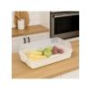 Şeffaf Kapaklı Buzdolabı Düzenleyici Kutu – 32x18 cm Pratik Gıda Organizeri