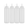 Şeffaf Plastik Sosluk Seti - 4 Adet, 700 ML Kapasite