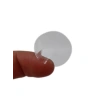 Şeffaf PVC Beden Etiketi 25mm x 25mm, 500 Adet Rulo