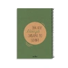 Sert Kapaklı Spiralli Defter - 200 Sayfa - Sarı Kağıt