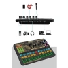 Ses Kartlı Condenser Mikrofon Seti - Kulaklık ve Stand Dahil